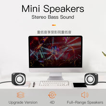 Load image into Gallery viewer, USB Computer Speaker for Laptop PC Subwoofer Wired Music Player Audio Speakers Deep Bass Sound Loudspeaker Not Bluetooth Speaker