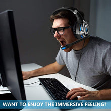 Load image into Gallery viewer, Sades SA822 Gaming Headset Gamer Earphones Over-Ear Gaming Headphones for PS4, Xbox PC Computer Mobile Phone