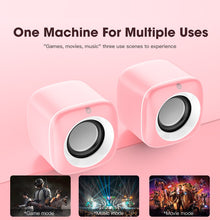 Load image into Gallery viewer, USB Computer Speaker for Laptop PC Subwoofer Wired Music Player Audio Speakers Deep Bass Sound Loudspeaker Not Bluetooth Speaker