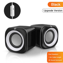 Load image into Gallery viewer, USB Computer Speaker for Laptop PC Subwoofer Wired Music Player Audio Speakers Deep Bass Sound Loudspeaker Not Bluetooth Speaker