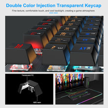 Load image into Gallery viewer, Gaming Keyboard Mechanical Keyboard Backlight RGB Backlit Game Keyboards Russian Keycaps for Gamer PC Computer Gaming Keyboard
