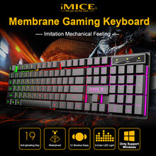 Load image into Gallery viewer, Gaming Keyboard RGB Backlit Keyboard With Silent Gaming Mouse Set Russian Keyboard Mouse Gamer Kit For Computer Game PC Laptop