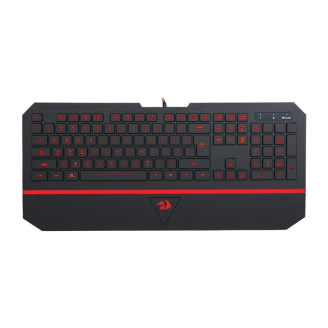 Gaming Keyboard K502 Redragon Kaeyboard RGB LED Backlit Illuminated Keyboard 104 Key Computer Gaming Keyboard SilentWrist Rest