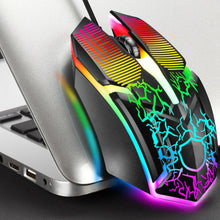 Load image into Gallery viewer, Wired Gaming Keyboard Mouse Combo Set Colorful LED Backlit Desktop Computer Gaming Keyboad Lighted Laptop Gaming Mouse
