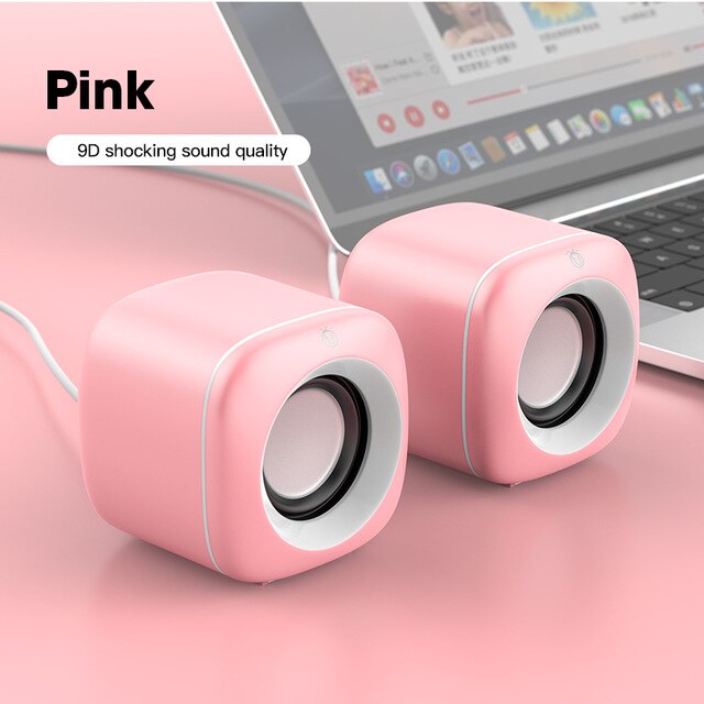 USB Computer Speaker for Laptop PC Subwoofer Wired Music Player Audio Speakers Deep Bass Sound Loudspeaker Not Bluetooth Speaker