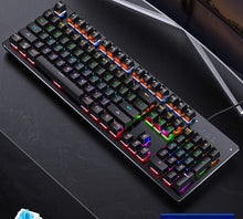 Load image into Gallery viewer, Newest Wired Mechanical Keyboard 104 Keys Auto Switch Shaft Punk Keyboard LED Backlight Professional Computer Gaming Keyboard
