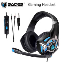 Load image into Gallery viewer, Sades SA822 Gaming Headset Gamer Earphones Over-Ear Gaming Headphones for PS4, Xbox PC Computer Mobile Phone
